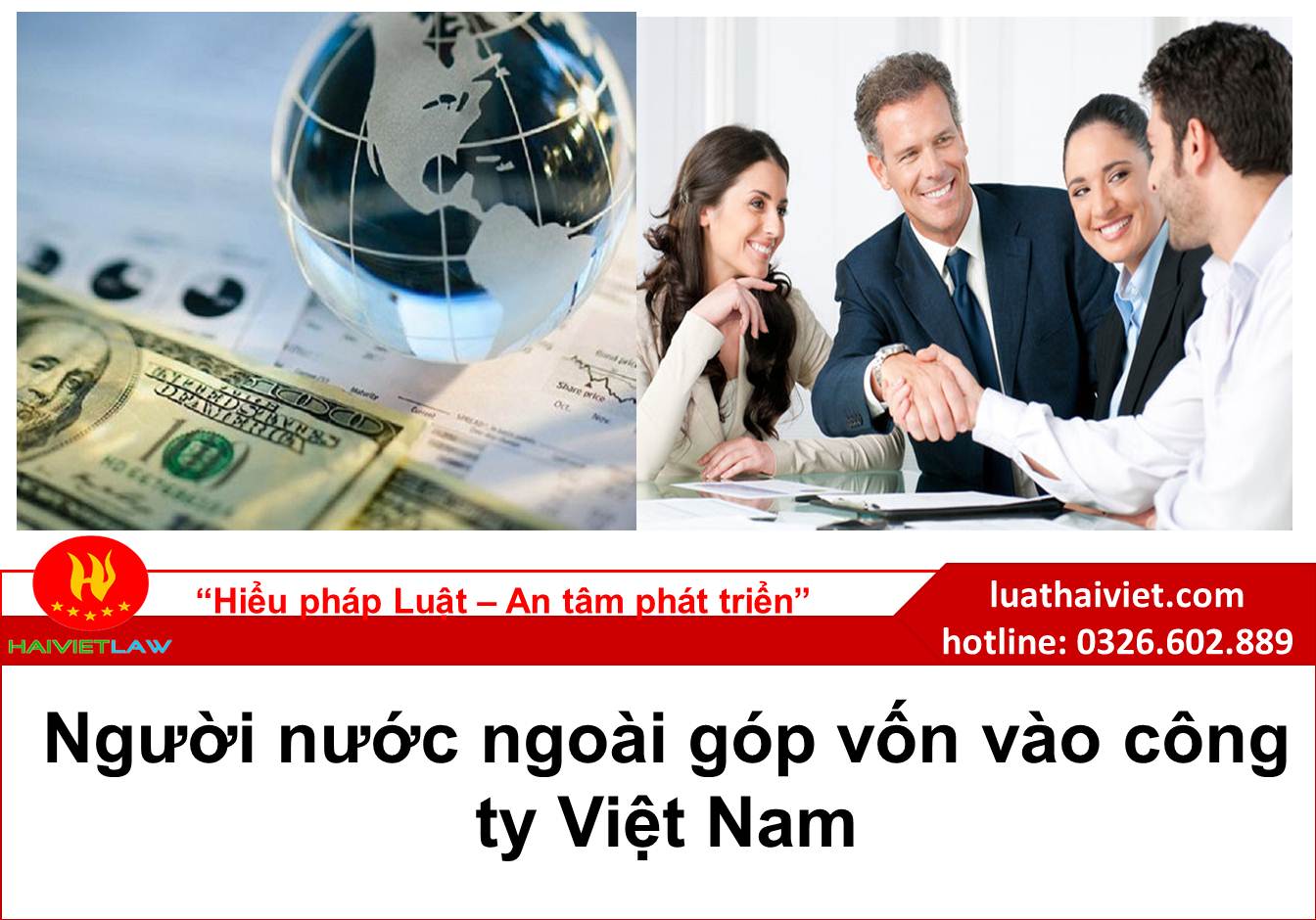 Người nước ngoài góp vốn vào công ty Việt Nam