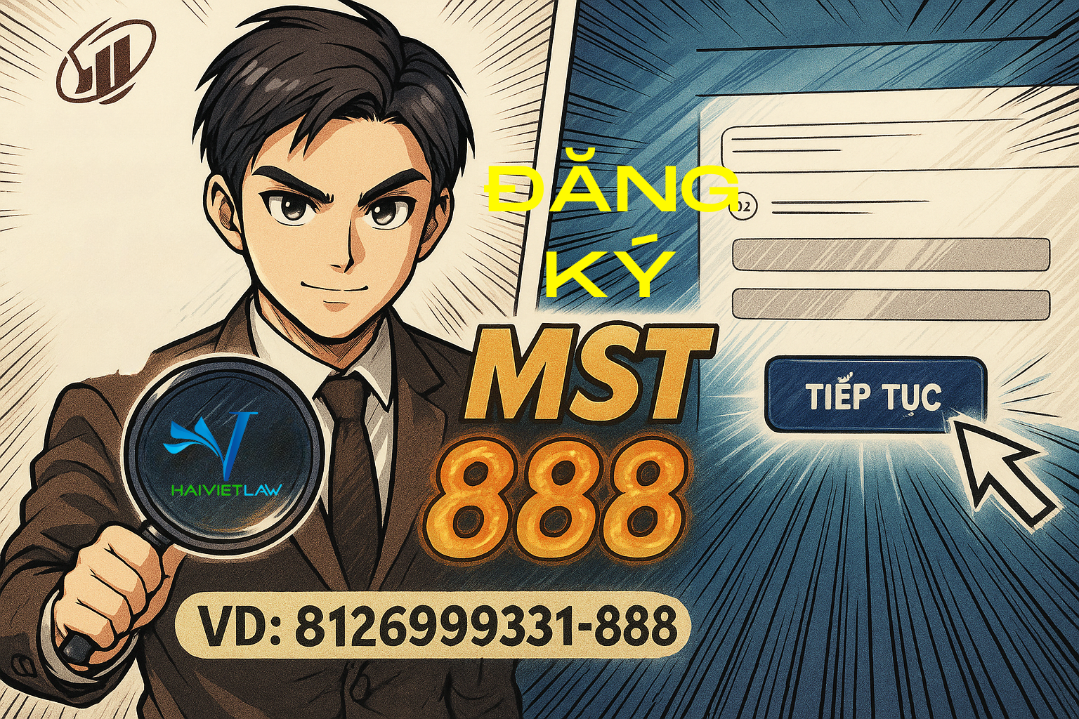 Hướng dẫn đăng ký Mã số thuế kinh doanh online đuôi 888